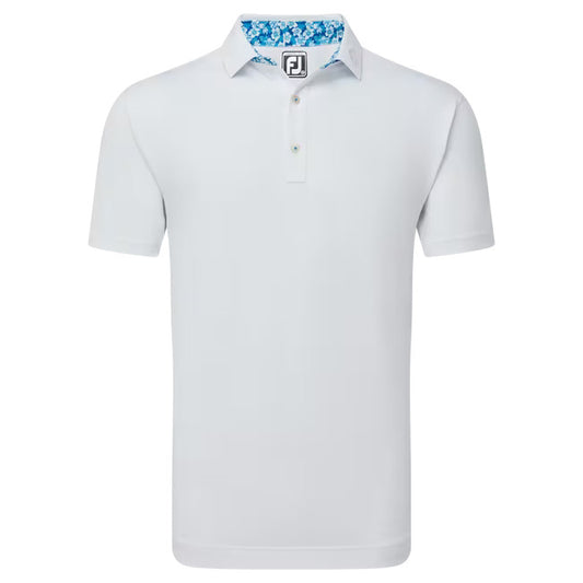 Footjoy Solid Primrose Trim Polo Manica Corta