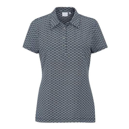 Ping Rumour Printed Polo Manica Corta da Donna