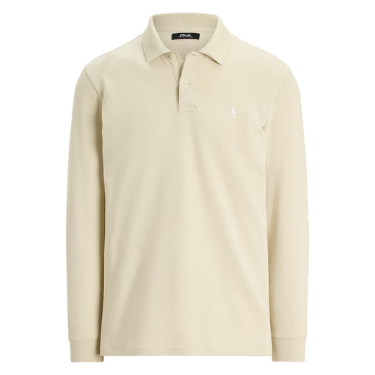 Polo Ralph Lauren RLX Tailored-Fit Polo Tecnica Manica Lunga