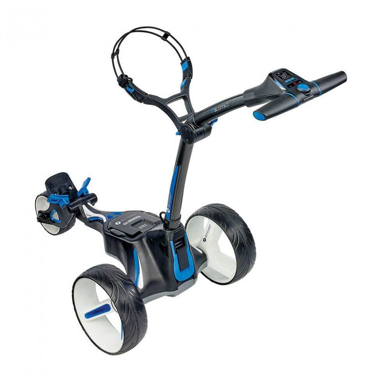 Carrello elettrico Motocaddy serie M Nero/Blu