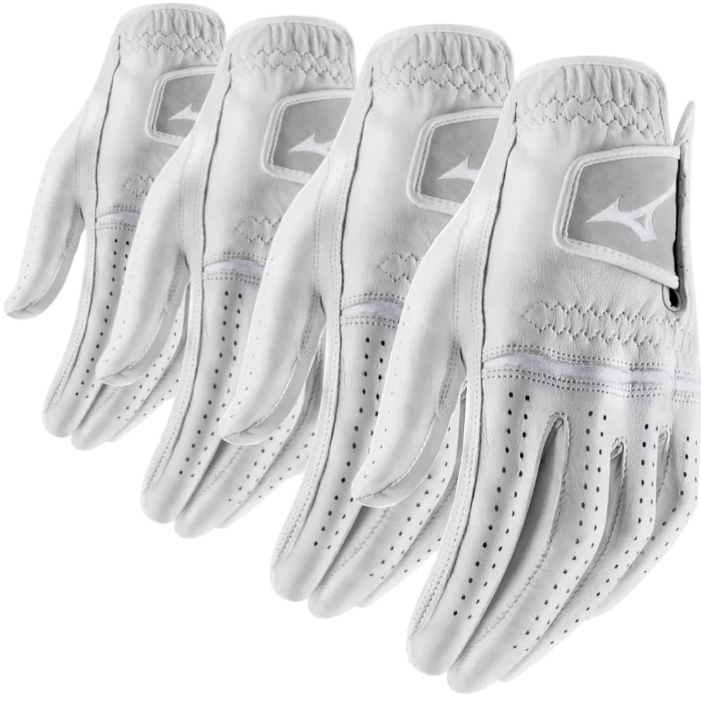 Mizuno Cabretta Leather Guanti da Uomo - Bundle 4 Pcs.