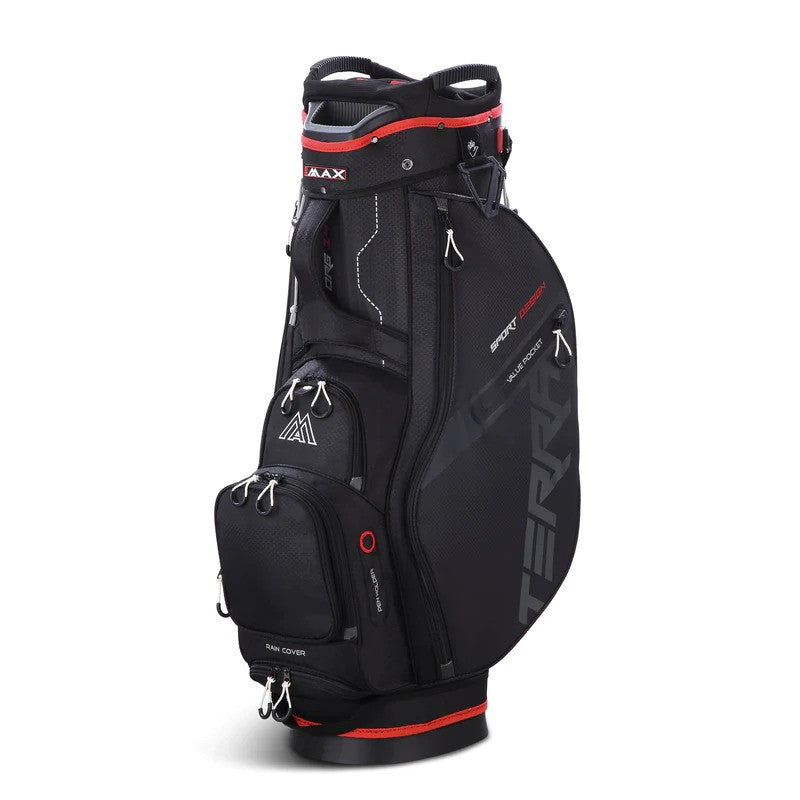Sun Mountain Sacche Da Golf Sacca Da Golf AMG, Nero/rosso