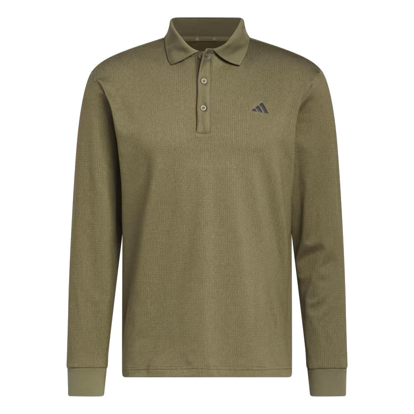 Adidas Essentials Heathered Polo Manica Lunga