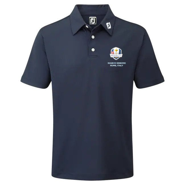 Footjoy Stretch Pique Solid Ryder Cup 2023 Polo