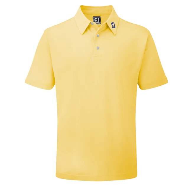 Footjoy Pique Solid Polo Manica Corta