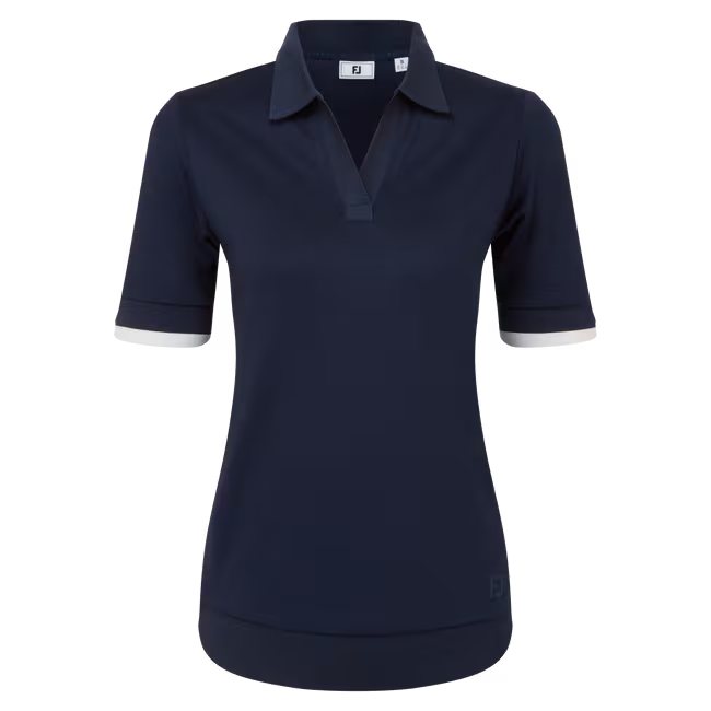 Footjoy Texture Knit Polo Manica Corta da Donna
