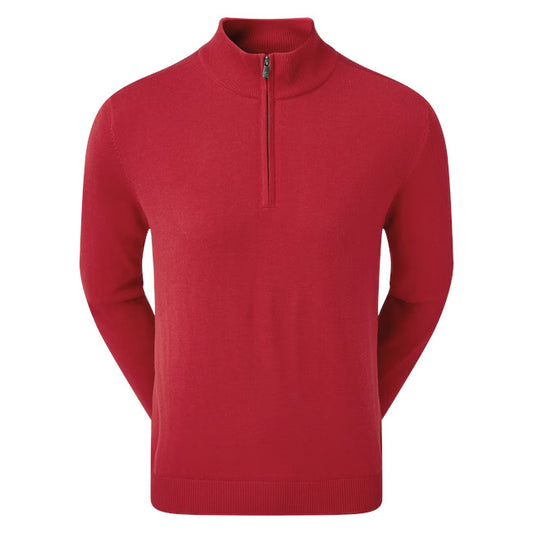 Footjoy Wool Blend 1/2 Zip Lined Pullover