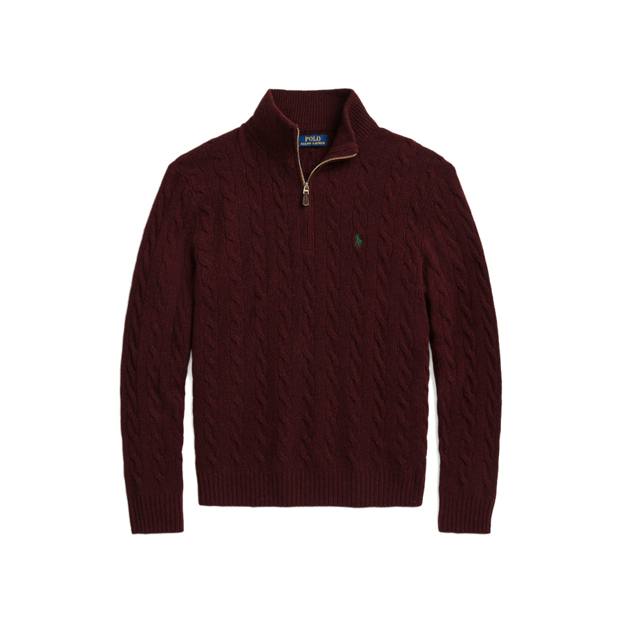 Polo Ralph Lauren RLX Cable-Knit Quarter Zip Pullover