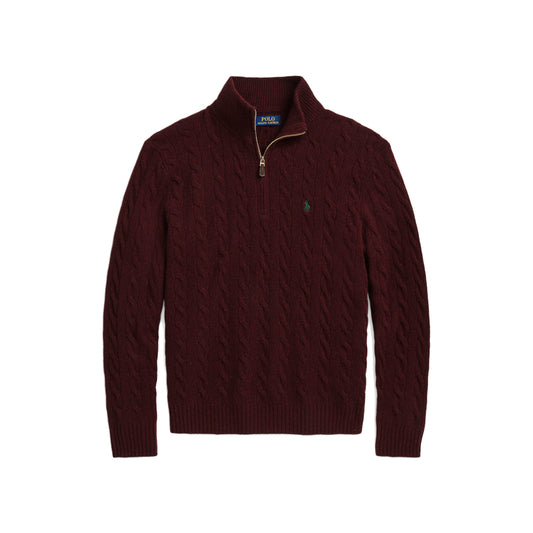 Polo Ralph Lauren RLX Cable-Knit Quarter Zip Pullover