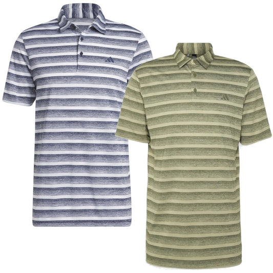 Adidas Two Color Stripe Polo Manica Corta