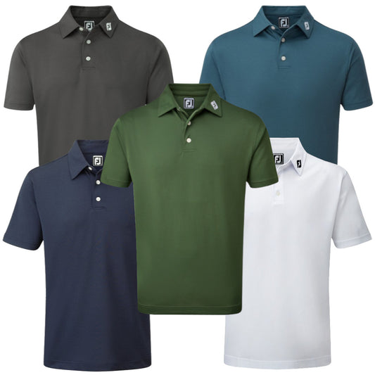 Footjoy Pique Solid Polo Manica Corta