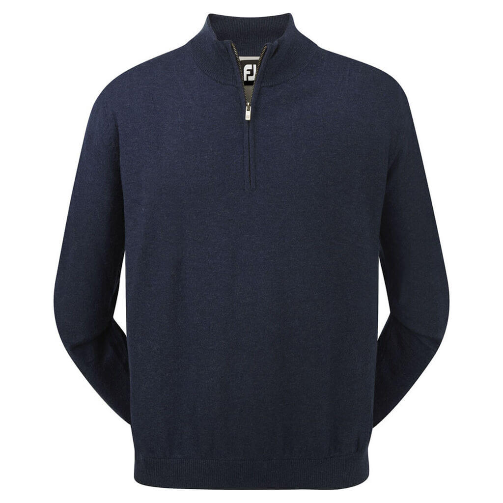 Footjoy Wool Blend 1/2 Zip Lined Pullover