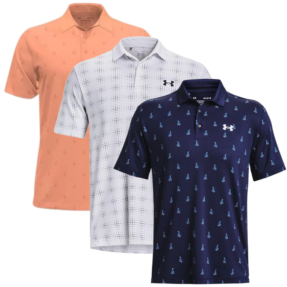 Under Armour Playoff 3.0 Printed Polo Manica Corta